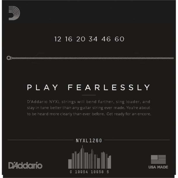 D'Addario NYXL1260, 012-060 C-tuning